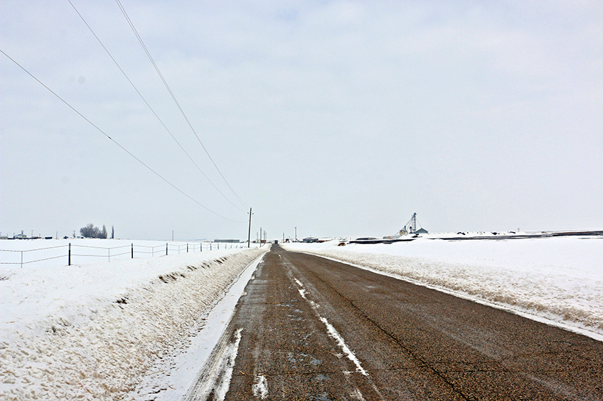 Road into Boise Valley Feeders